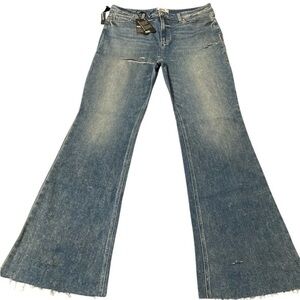 Paige Trashed Out Laurel Canyon Jeans Size 34 project crafting